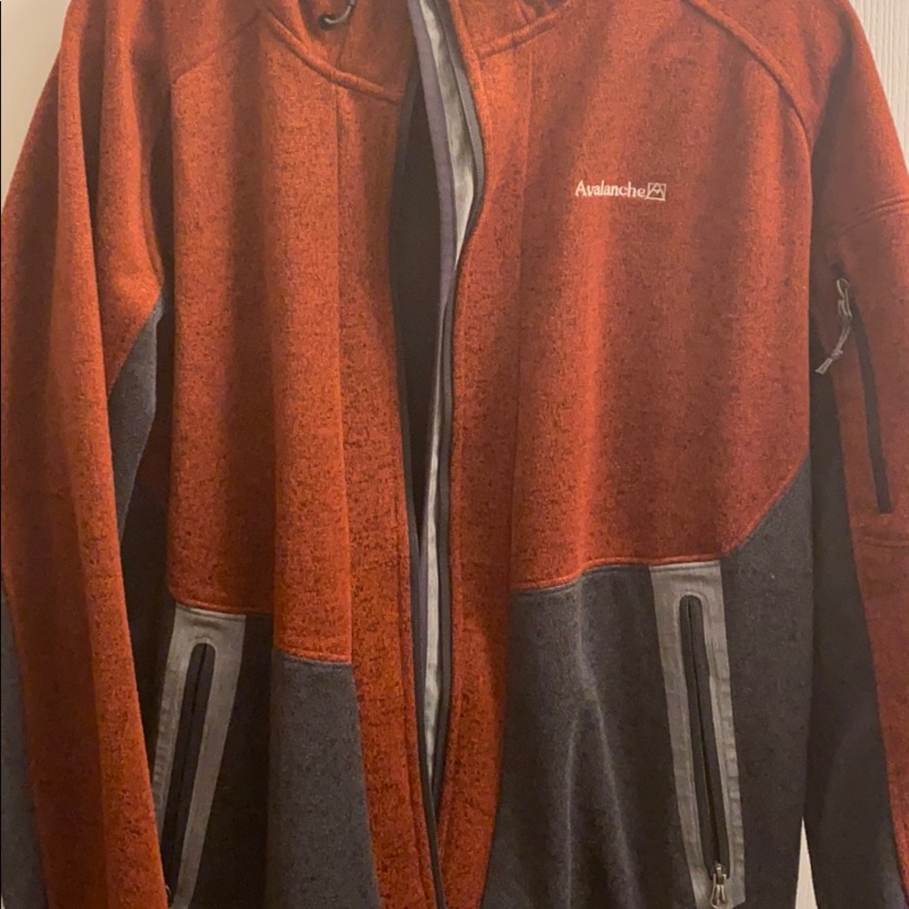 Orange Gray Jacket - Picture 2 of 7